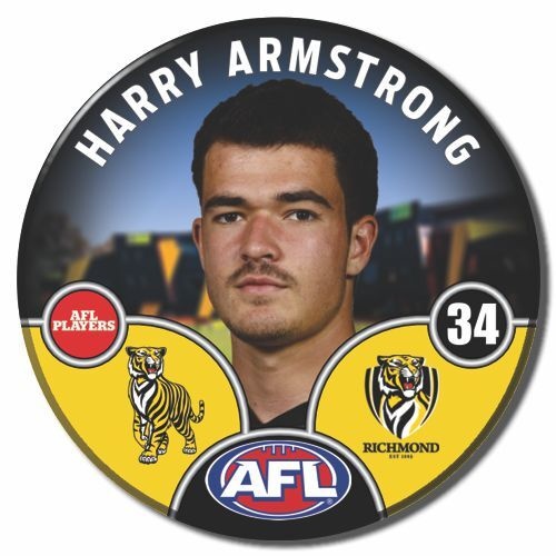Richmond Tigers 2025 Player Pin Badge - ARMSTRONG