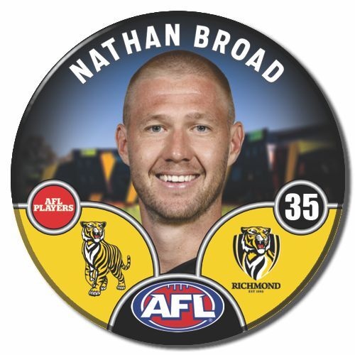 Richmond Tigers 2025 Player Pin Badge - BROAD
