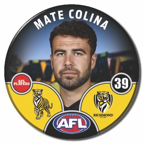 Richmond Tigers 2025 Player Pin Badge - COLINA