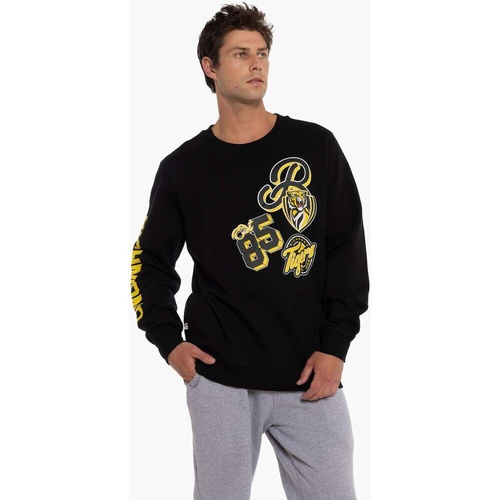 Richmond Tigers Mens Patchwork Crew