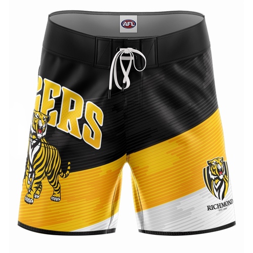 Richmond Tigers Youths Barrel Board Shorts