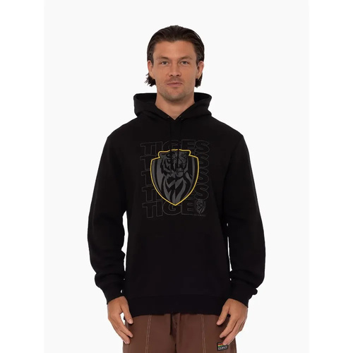 Richmond Tigers Mens Two-Tone Logo Hood
