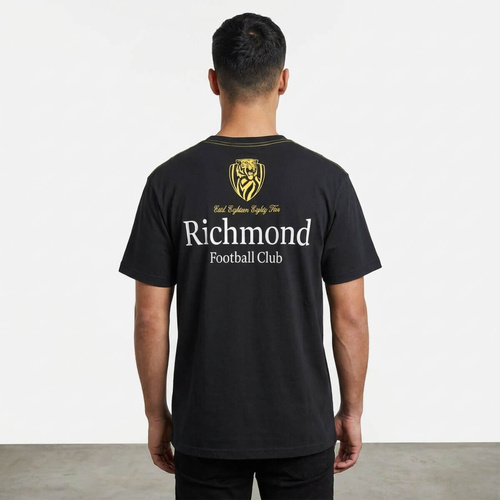 Richmond Tigers Mens Multi Logo Tee
