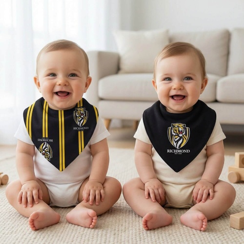 Richmond Tigers Baby Game Day Dribble Bibs 2-Pack