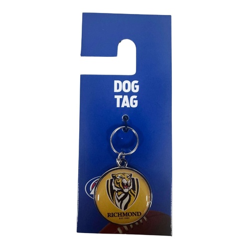 Richmond Tigers AFL Pet Dog Tag