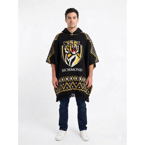 Richmond Tigers Dakota Knitted Poncho