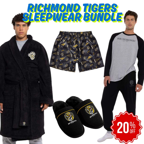 Richmond Tigers Mens Sleepwear Value Bundle