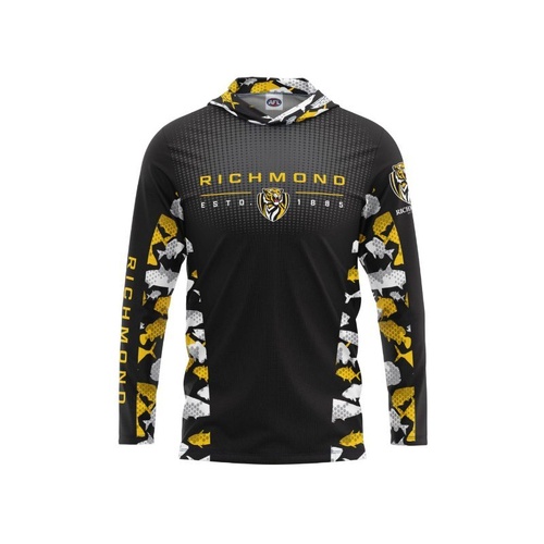 Richmond Tigers Youths Hooded Fishing Shirt