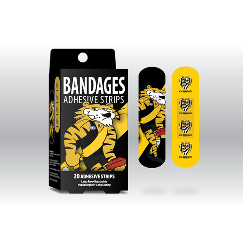 Richmond Tigers Mascot Adhesive Bandages