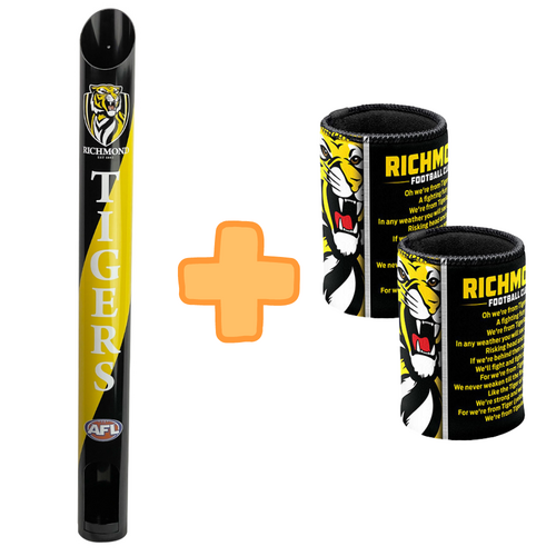 Richmond Tigers Stubby Holder Dispenser Bonus Pack