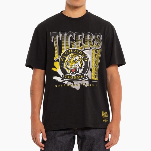 Richmond Tigers Mitchell & Ness Brush Off Adults Tee