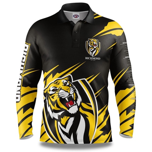 Richmond Tigers Ignition Adults Fishing Shirt