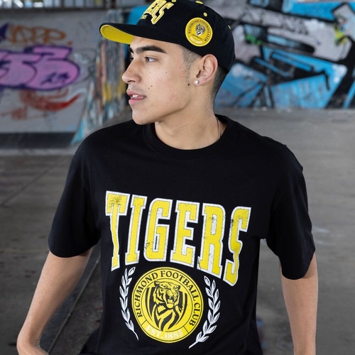 Richmond Tigers Mens Arch Graphic Tee Black