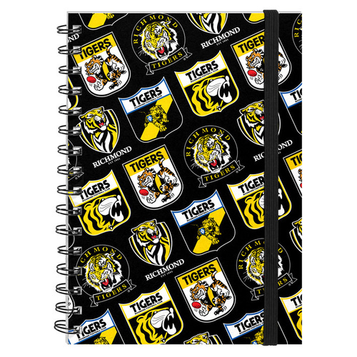Richmond Tigers Retro Hard Cover Notebook