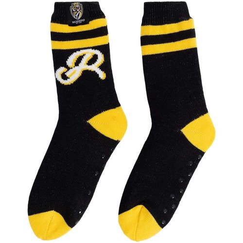 Richmond Tigers Knitted Bed Socks