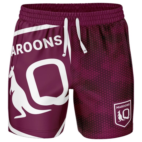 Queensland Maroons Big Shot Volley Shorts