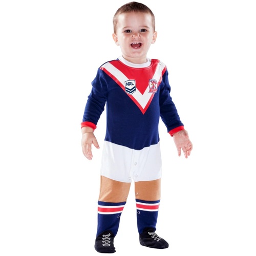 Sydney Roosters Baby Footysuit Onesie