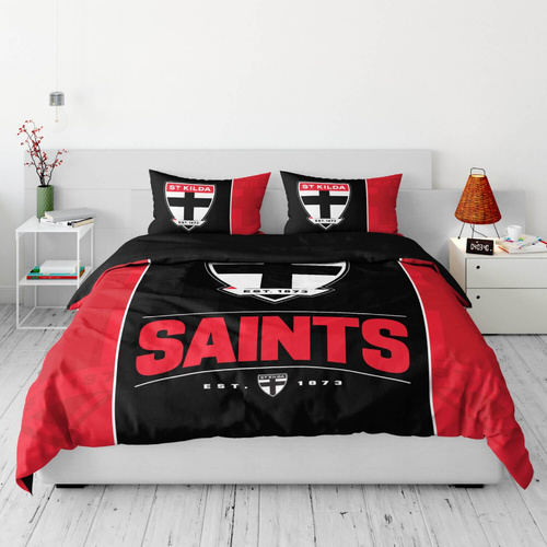 St Kilda Saints Queen Doona Cover