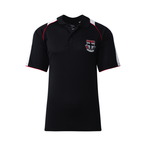 St Kilda Saints Mens Essentials Polo Shirt