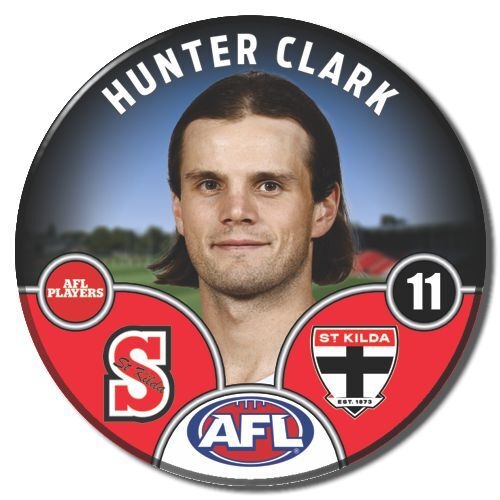 St Kilda Saints 2025 Player Pin Badge - CLARK