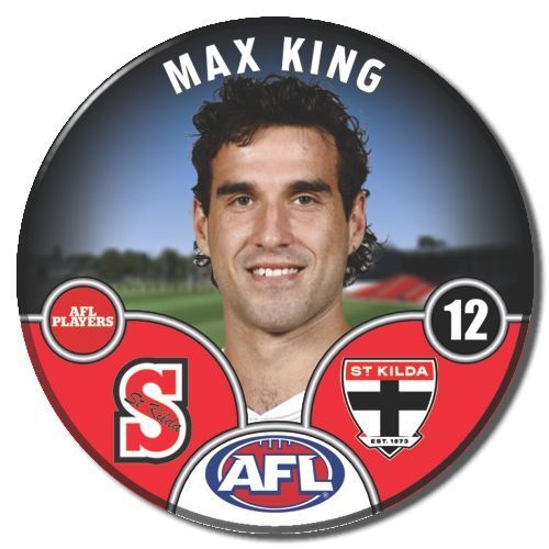 St Kilda Saints 2025 Player Pin Badge - KING