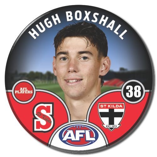 St Kilda Saints 2025 Player Pin Badge - BOXSHALL