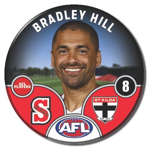 St Kilda Saints 2025 Player Pin Badge - HILL