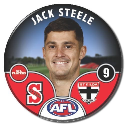 St Kilda Saints 2025 Player Pin Badge - STEELE