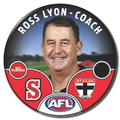 St Kilda Saints 2025 Coach Pin Badge -LYON