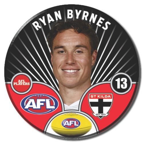 St Kilda Saints 2026 Player Pin Badge - BYRNES