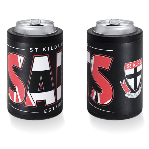 St Kilda Saints Insulated S/Steel Stubby Holder