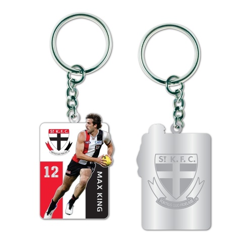 St Kilda Saints Max King Metal Keyring