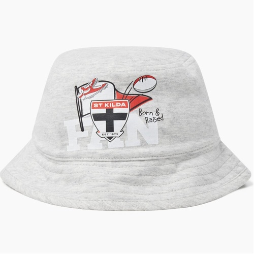 St Kilda Saints Baby Footy Fan Bucket Hat