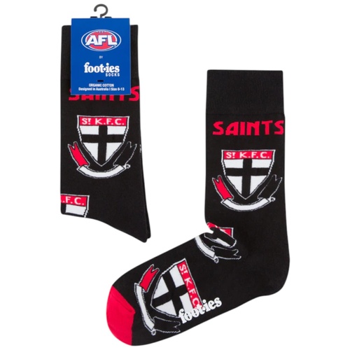 St Kilda Saints Foot-ies Organic Cotton Socks