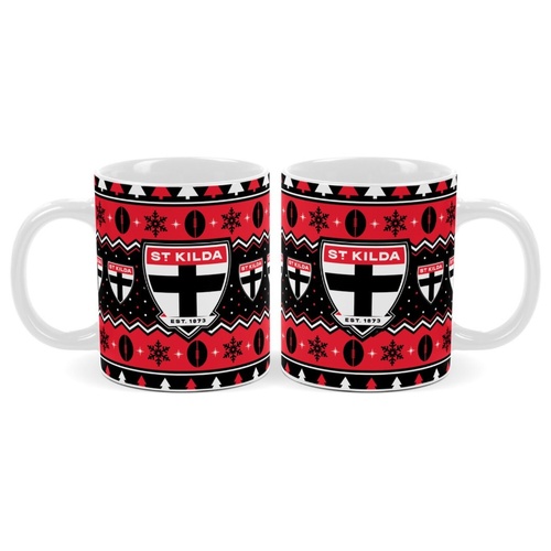St Kilda Saints Christmas Coffee Mug