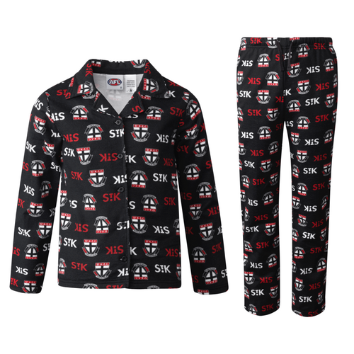 St Kilda Saints Youths Flannelette PJ Set