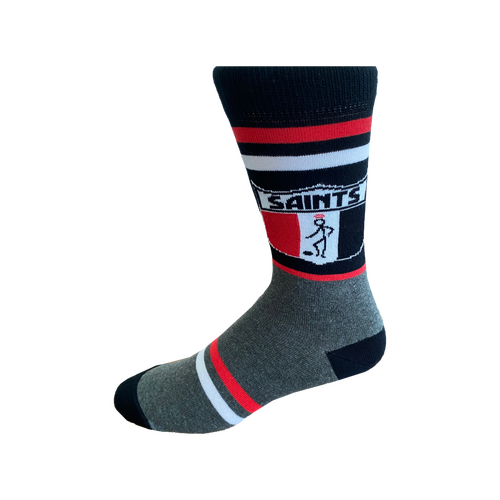 St Kilda Saints Retro Shield Mens Socks