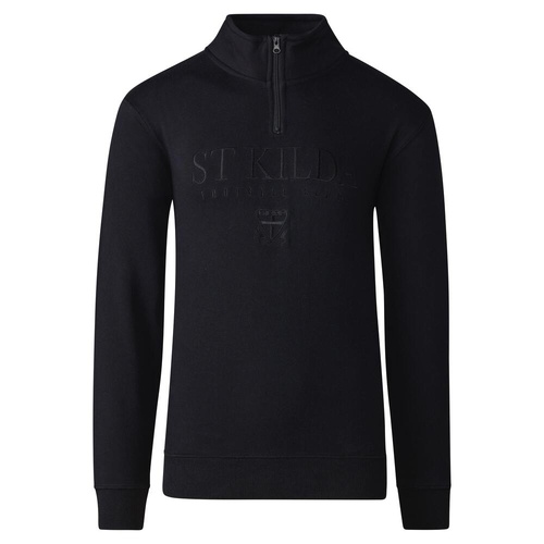 St Kilda Saints Mens Quarter Zip Pullover