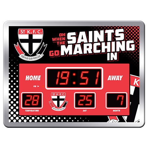 St Kilda Saints LED Scoreboard Clock