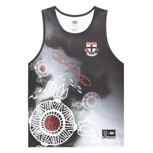 St Kilda Saints Indigenous Mens Training Singlet