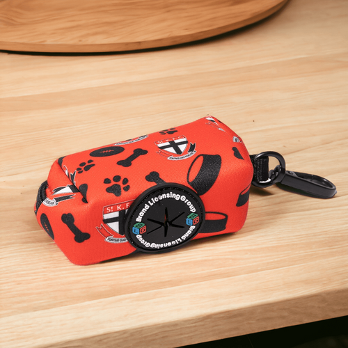 St Kilda Saints Dog Poop Bag Holder