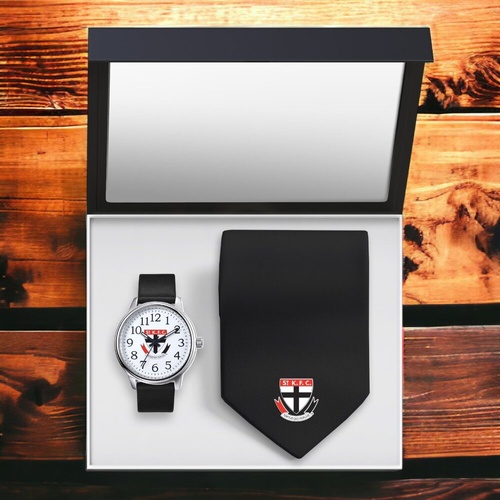 St Kilda Saints Watch and Tie Gift Set
