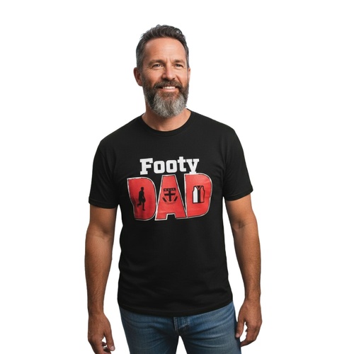 St Kilda Saints Mens Footy Dad Tee