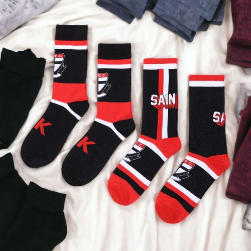 St Kilda Saints 2-Pack Mens Club Socks