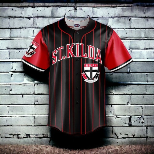St Kilda Saints Slugger Baseball Shirts