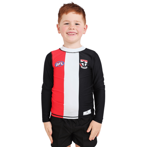 St Kilda Saints Kids Rash Top