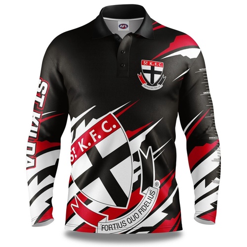St Kilda Saints Ignition Adults Fishing Shirt