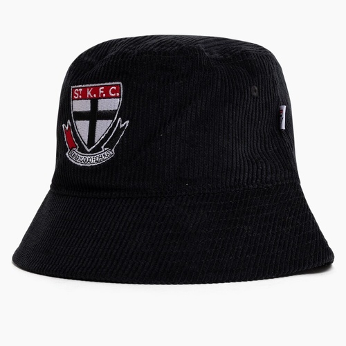 St Kilda Saints Adults Corduroy Bucket Hat