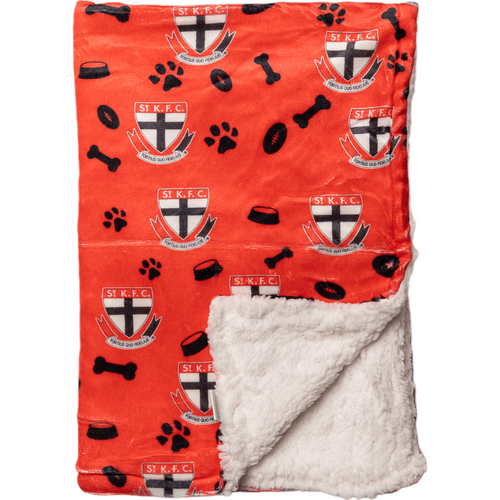 St Kilda Saints Dog Blanket