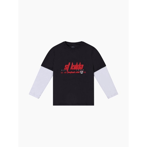 St Kilda Saints Kids Graphic Long Sleeve Tee